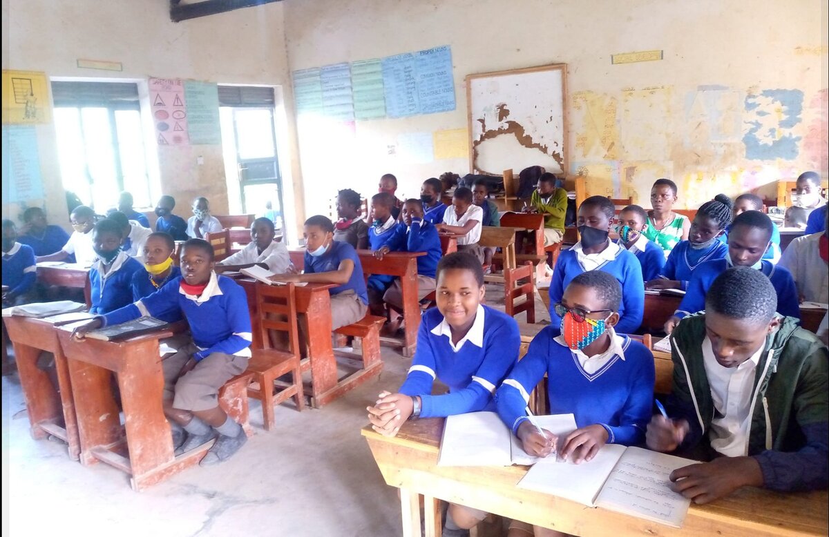 Students at Amazing Love School in Uganda
